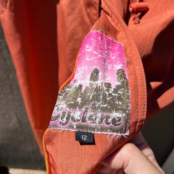 Vintage 90s Cyclone Polyester Trench Coat - Picture 4 of 8